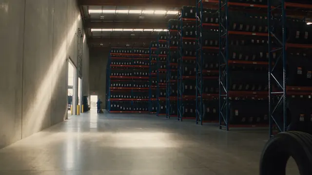 Tire wholesale, illustrative footage